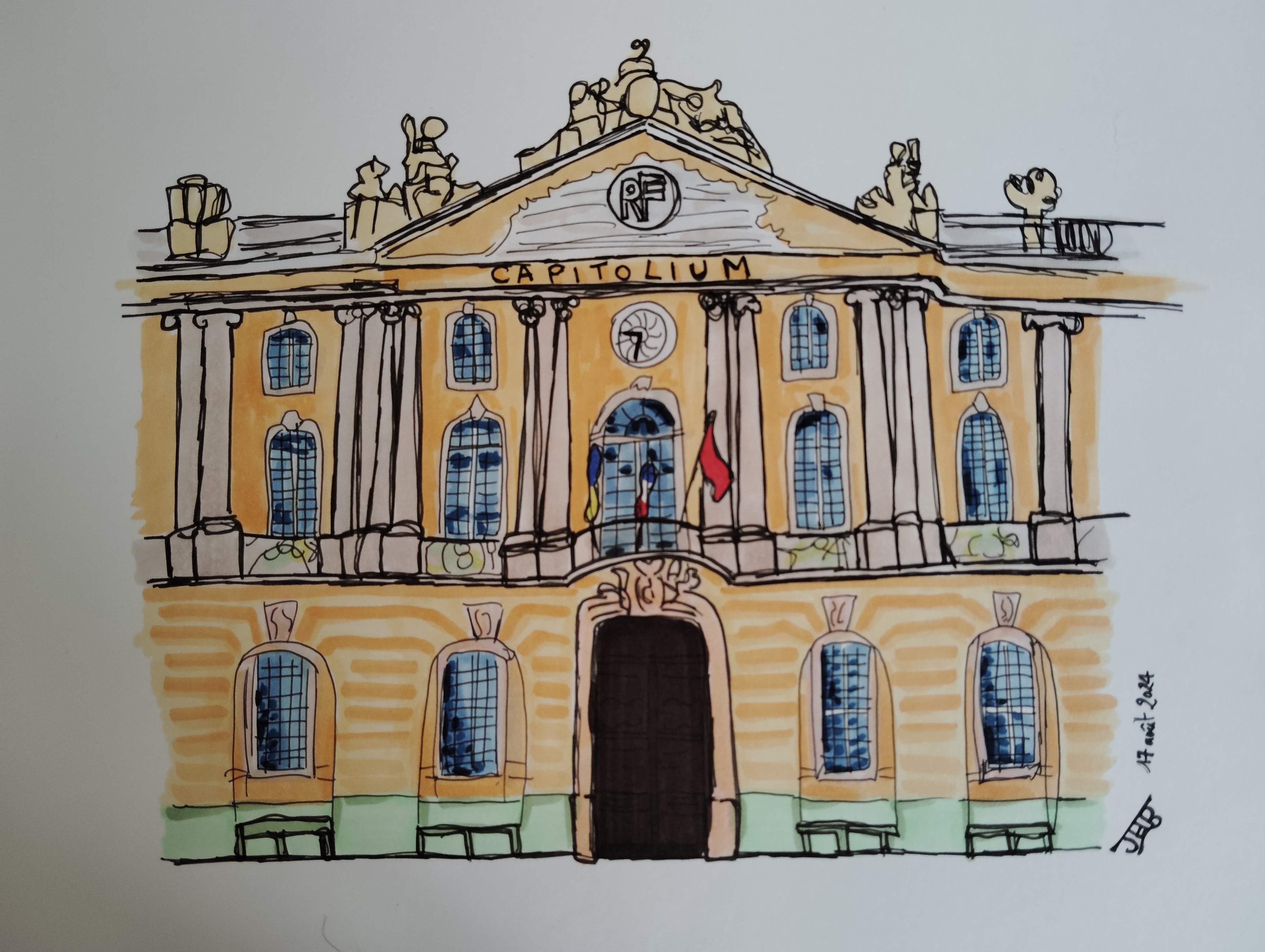 Dessin du Capitole
