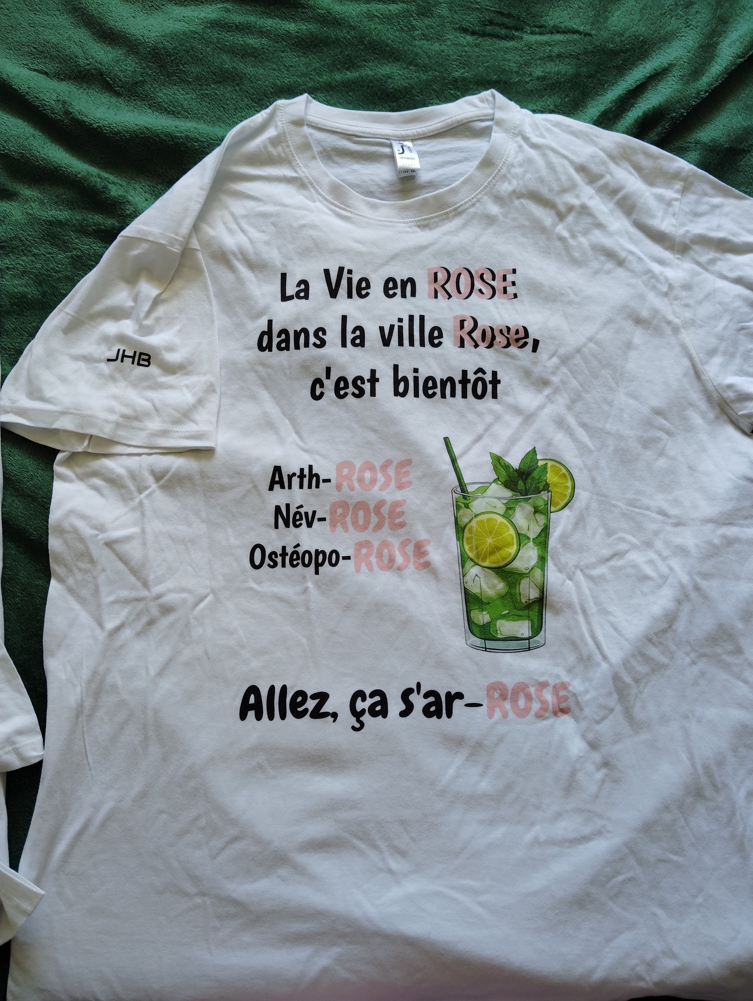 T-Shirt la vie en rose